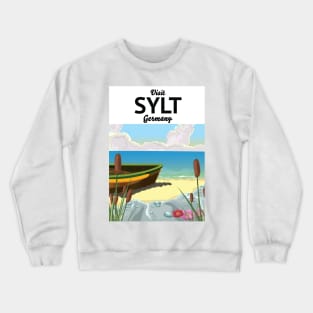 Sylt Germany travel poster Crewneck Sweatshirt